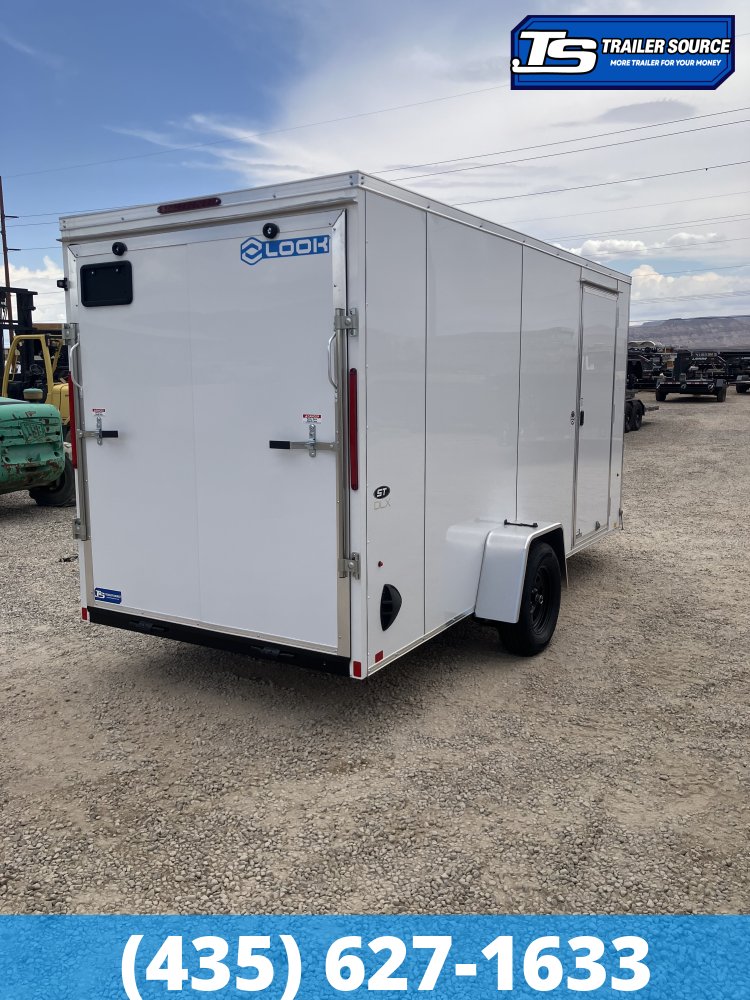 6x14 Look ST DLX Enclosed Cargo Trailer - 6'6" Interior - 3.5K GVWR - .080 PolyCor