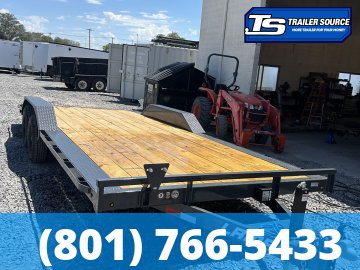 8.5x20 Lamar CC Wide Body w/ Drive Over Fenders Flatbed Car Hauler