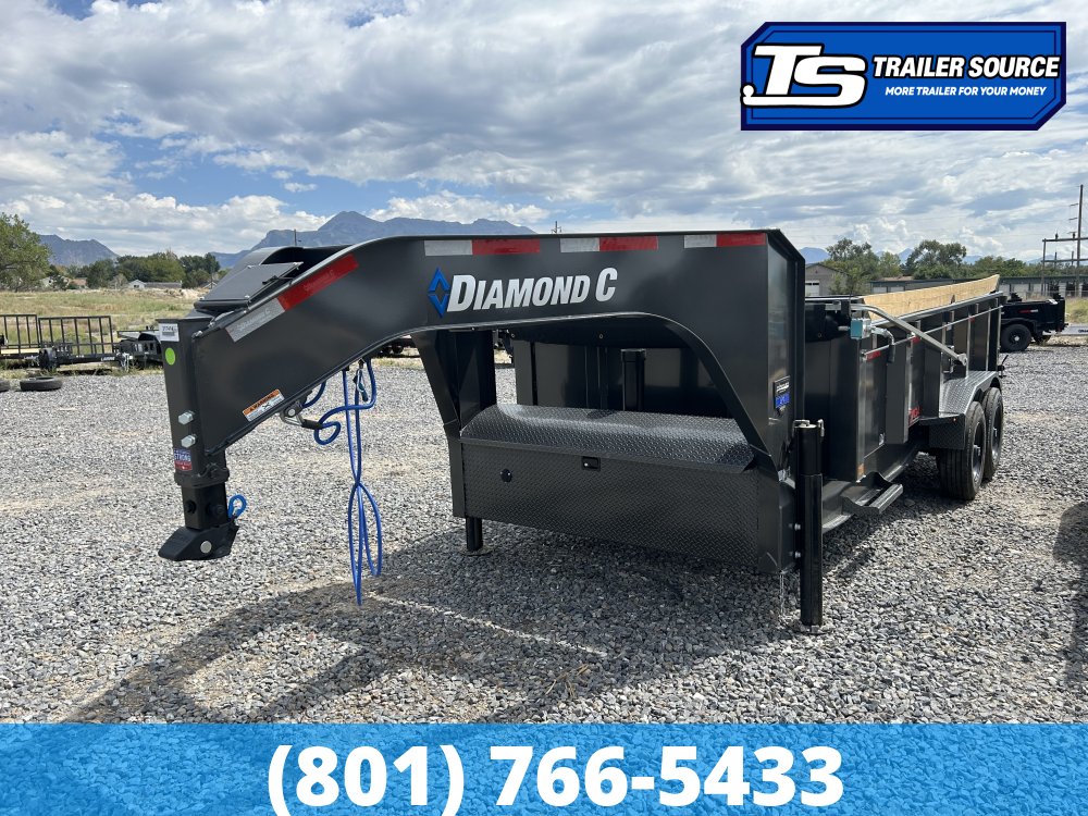 7'x16' Diamond C LPT-GN 210 Pacesetter Pkg Gooseneck Dump