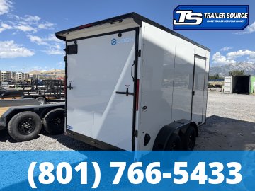 7x12 Look ST DLX Enclosed Cargo Trailer - 7'0" Interior - 7K GVWR - .080 PolyCor, Black Out Package, Rear Spoiler w/ Load Lights