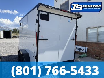 7x12 Look ST DLX Enclosed Cargo Trailer - 7'0" Interior - 7K GVWR - .080 PolyCor, Black Out Package, Rear Spoiler w/ Load Lights