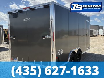 8.5x16 Alcom Aluminum EZ Hauler XLT Auto Trailer - 7'0" Interior - 7K GVWR - Dovetail