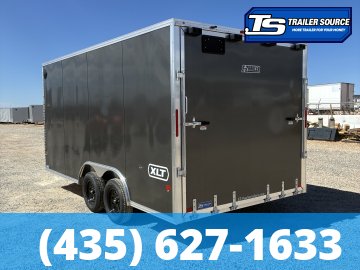 8.5x16 Alcom Aluminum EZ Hauler XLT Auto Trailer - 7'0" Interior - 7K GVWR - Dovetail