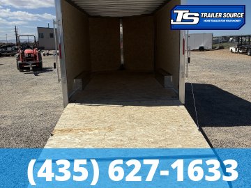 8.5x16 Alcom Aluminum EZ Hauler XLT Auto Trailer - 7'0" Interior - 7K GVWR - Dovetail