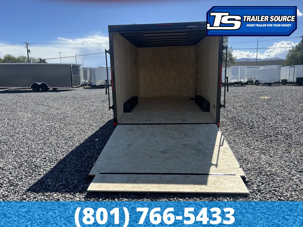 8.5x16 Look ST DLX Enclosed Cargo Trailer - 7'0" Interior - 7K GVWR - .080 PolyCor, Black Out Package