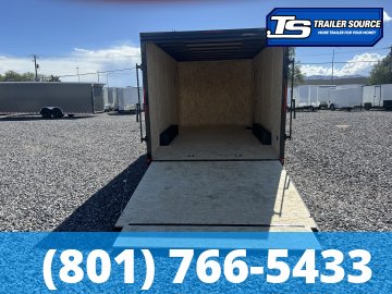 8.5x16 Look ST DLX Enclosed Cargo Trailer - 7'0" Interior - 7K GVWR - .080 PolyCor, Black Out Package
