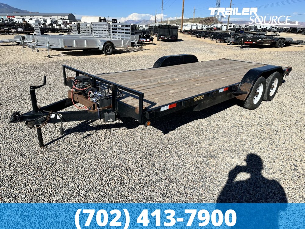 7x18 Big Bubba Flatbed Car Hauler