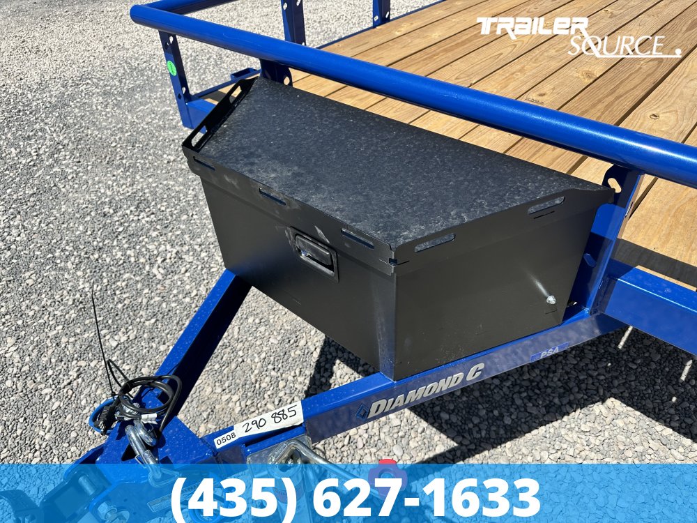 7x14 Diamond C PSA Single Axle Utility