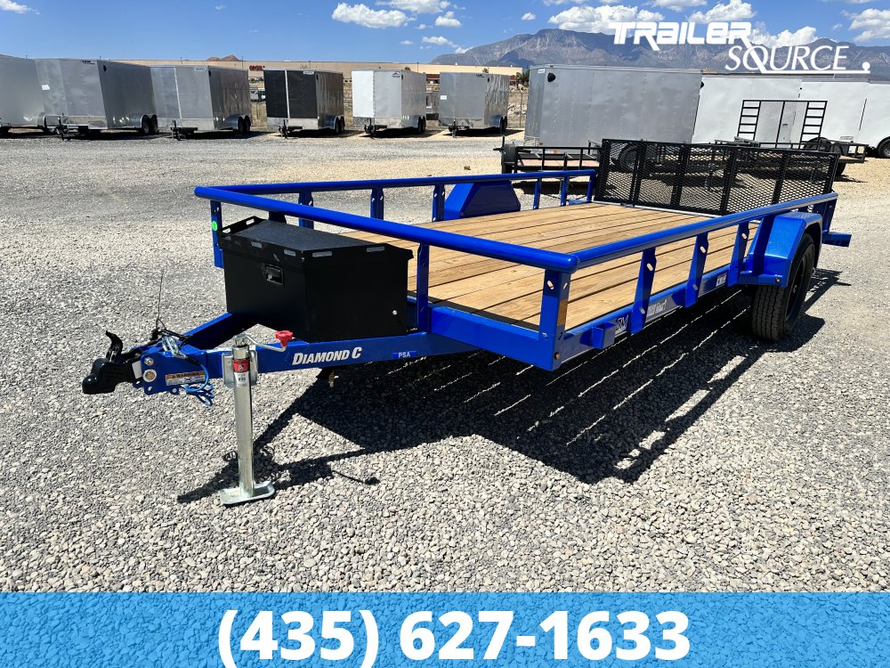 7x14 Diamond C PSA Single Axle Utility