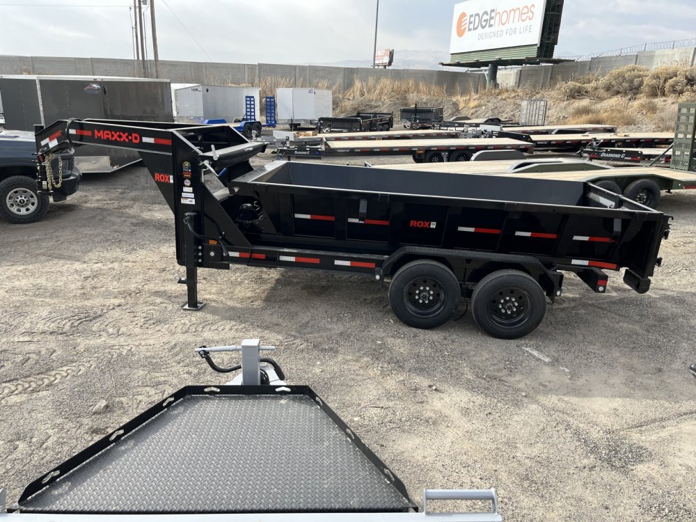 7x14 Maxx-D ROX Roll Off Dumpster Gooseneck 14K Utility