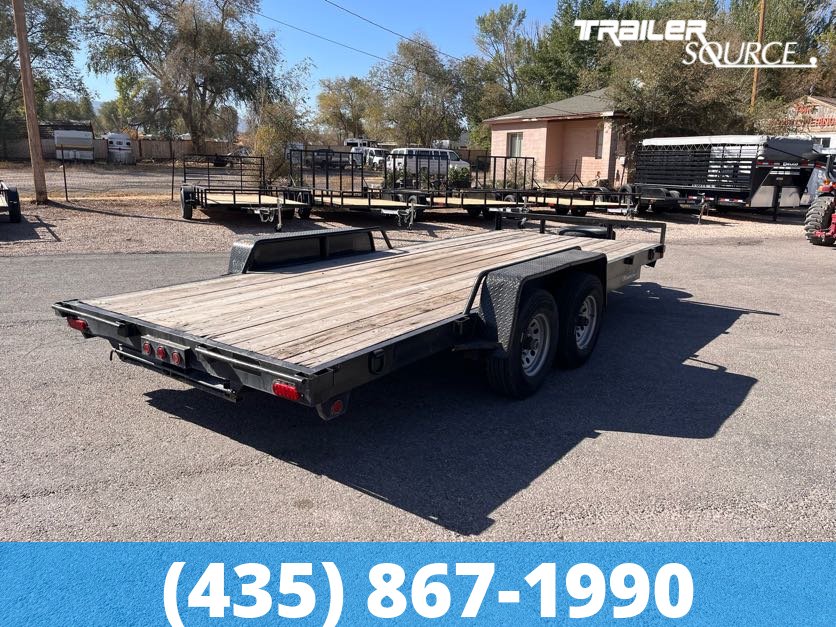 7x18 C & B Flatbed Car Hauler