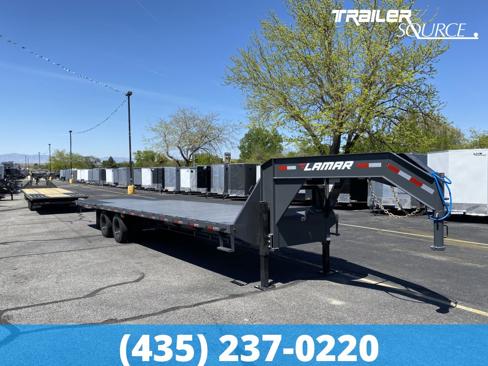 8.5x32 Lamar FD Gooseneck 32' 24K Hydraulic Dovetail Gooseneck