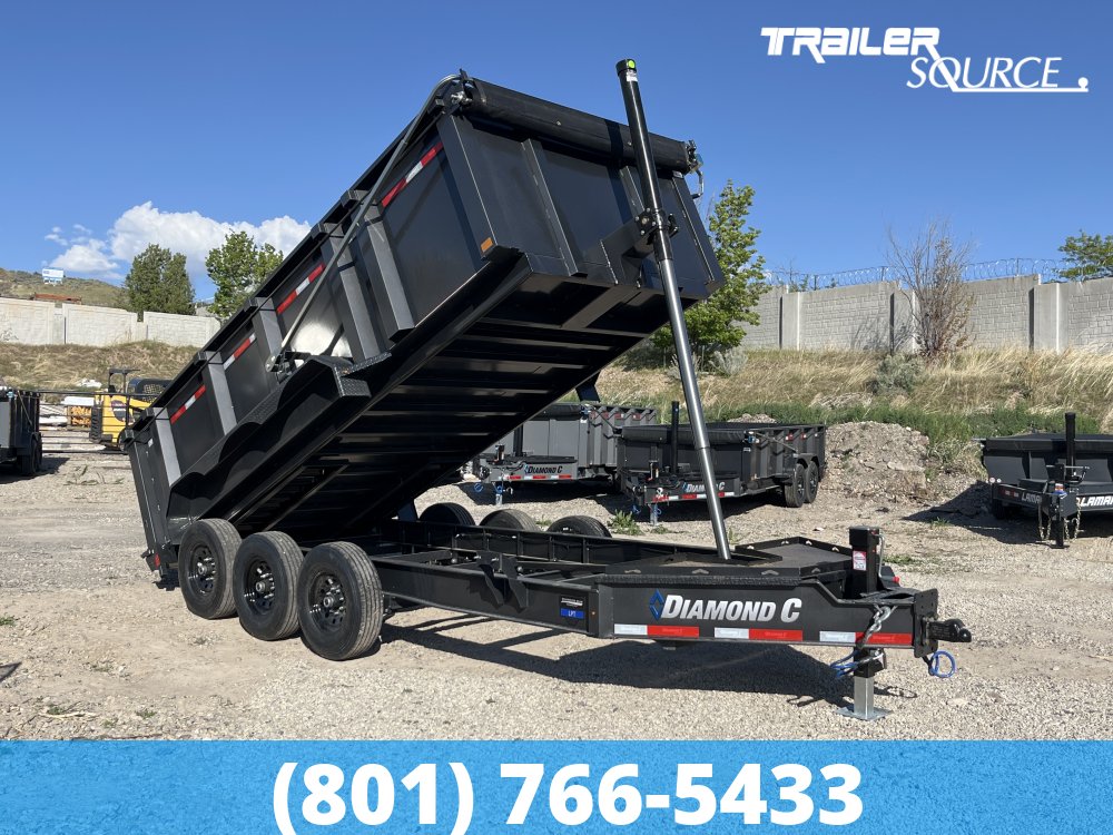 7x16 Diamond C LPT Telescopic Dump 24K 44" Sides Dump