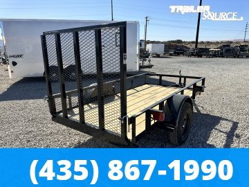 5x10 Top Hat Single Axle Utility