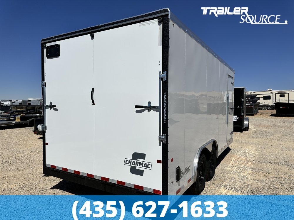 8.5x18 Charmac Commercial Duty 7'0" Interior 12K Enclosed Cargo
