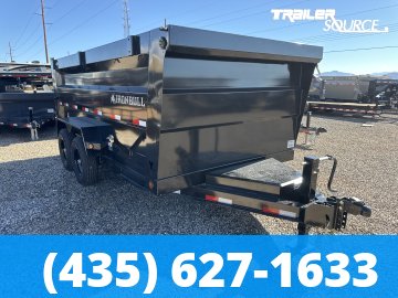 7x14 Iron Bull DTB 48" Sides 15K Dump Trailer