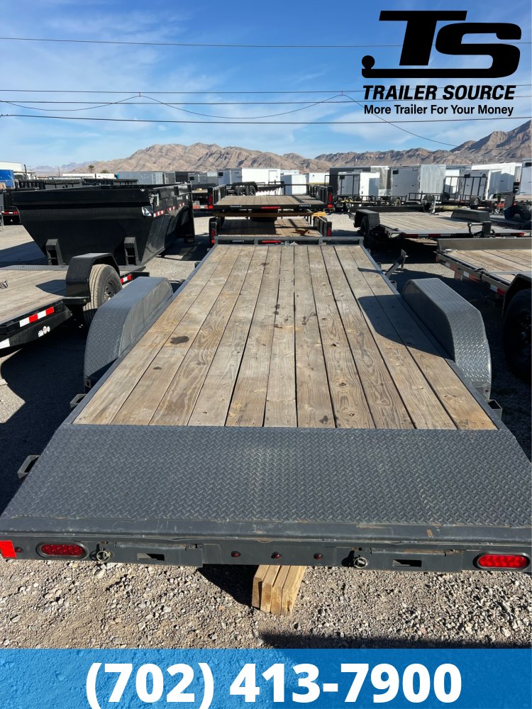 7x20 Lamar CE Flatbed Car Hauler *10 Ply Tire Upgrade*