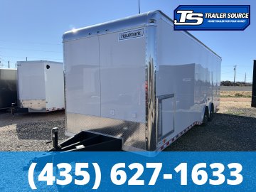8.5x28 Haulmark Edge Burnout Pkg Premium Enclosed Race Car Hauler