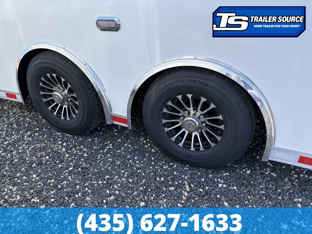 8.5x28 Haulmark Edge Burnout Pkg Premium Enclosed Race Car Hauler Trailer - 7'10" Interior - 12K GVWR -