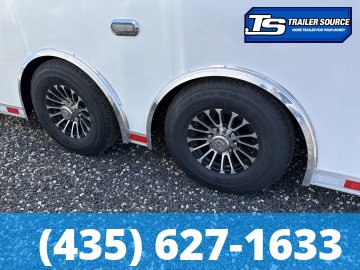 8.5x28 Haulmark Edge Burnout Pkg Premium Enclosed Race Car Hauler Trailer - 7'10" Interior - 12K GVWR -