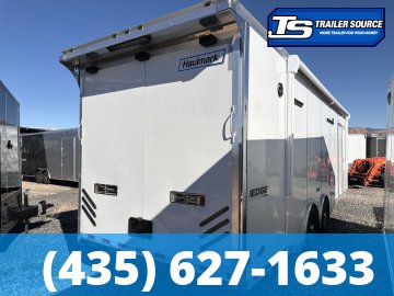 8.5x28 Haulmark Edge Burnout Pkg Premium Enclosed Race Car Hauler Trailer - 7'10" Interior - 12K GVWR -