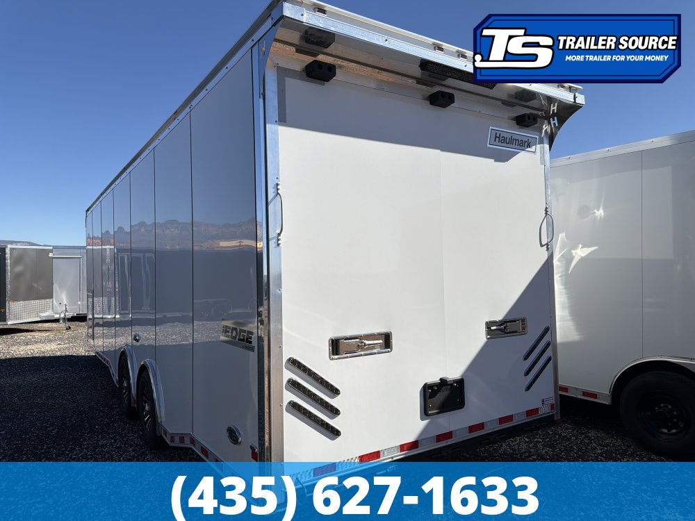 8.5x28 Haulmark Edge Burnout Pkg Premium Enclosed Race Car Hauler Trailer - 7'10" Interior - 12K GVWR -