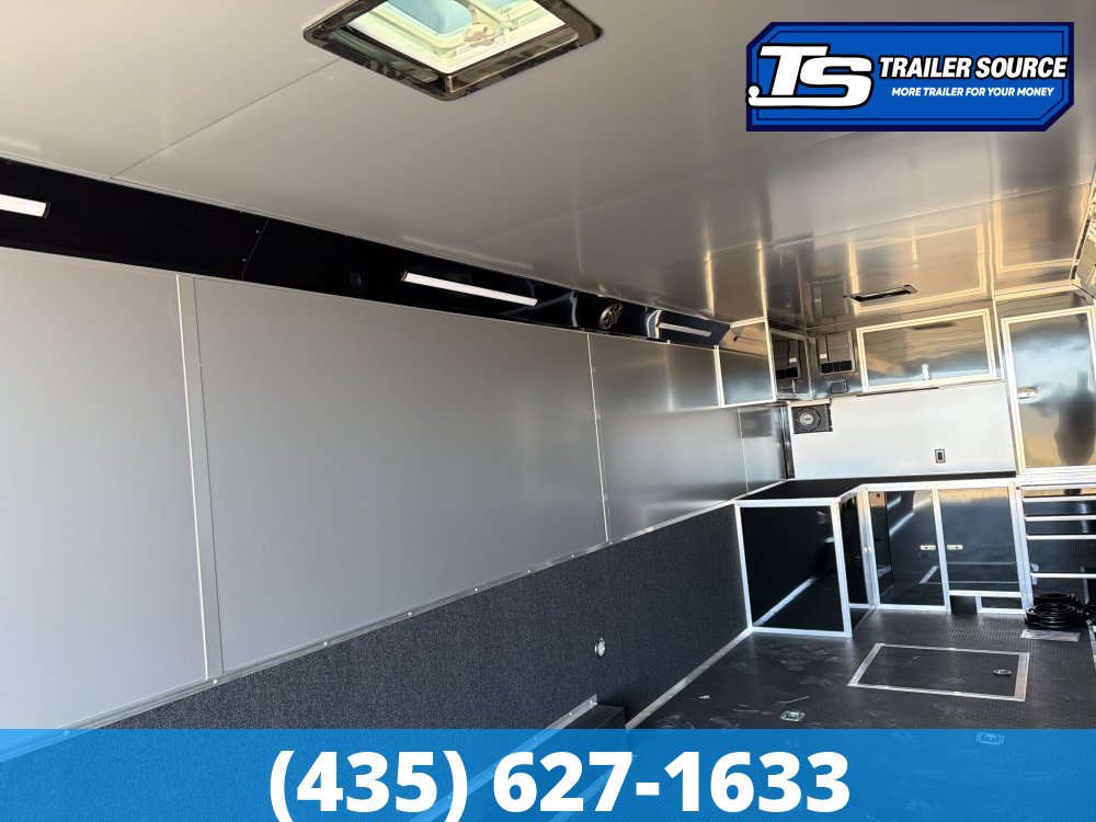 8.5x28 Haulmark Edge Burnout Pkg Premium Enclosed Race Car Hauler Trailer - 7'10" Interior - 12K GVWR -