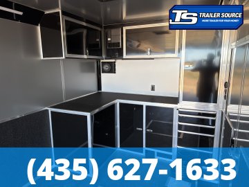 8.5x28 Haulmark Edge Burnout Pkg Premium Enclosed Race Car Hauler Trailer - 7'10" Interior - 12K GVWR -