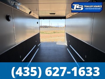 8.5x28 Haulmark Edge Burnout Pkg Premium Enclosed Race Car Hauler Trailer - 7'10" Interior - 12K GVWR -