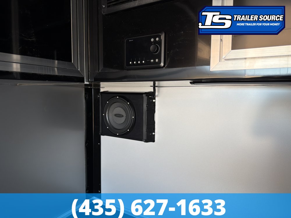 8.5x28 Haulmark Edge Burnout Pkg Premium Enclosed Race Car Hauler Trailer - 7'10" Interior - 12K GVWR -