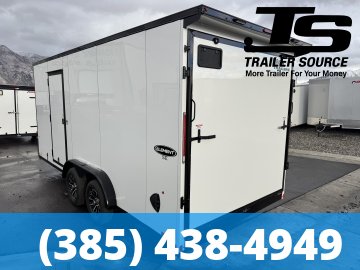 7.5x18 Look Element SE Enclosed Cargo Trailer - 7'0" Interior - 7K GVWR - .080 PolyCor, Alloy Wheels, Black Out Package, Rear Load Lights