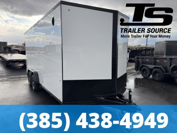7.5x18 Look Element SE Enclosed Cargo Trailer - 7'0" Interior - 7K GVWR - .080 PolyCor, Alloy Wheels, Black Out Package, Rear Load Lights