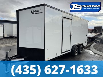 7.5x18 Look Element SE Enclosed Cargo Trailer - 7'0" Interior - 7K GVWR - .080 PolyCor, Alloy Wheels, Black Out Package, Rear Load Lights
