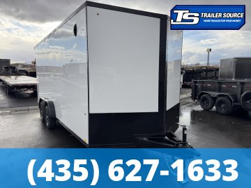 7.5x18 Look Element SE Enclosed Cargo Trailer - 7'0" Interior - 7K GVWR - .080 PolyCor, Alloy Wheels, Black Out Package, Rear Load Lights