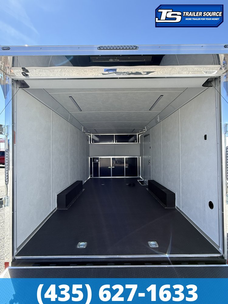 8.5x20 Haulmark Heat Enclosed Car Hauler Trailer - 7'0" Interior - 10K GVWR - 2 Tone Color, Rear Spoiler w/ Load Lights