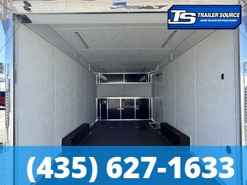 8.5x20 Haulmark Heat Enclosed Car Hauler Trailer - 7'0" Interior - 10K GVWR - 2 Tone Color, Rear Spoiler w/ Load Lights