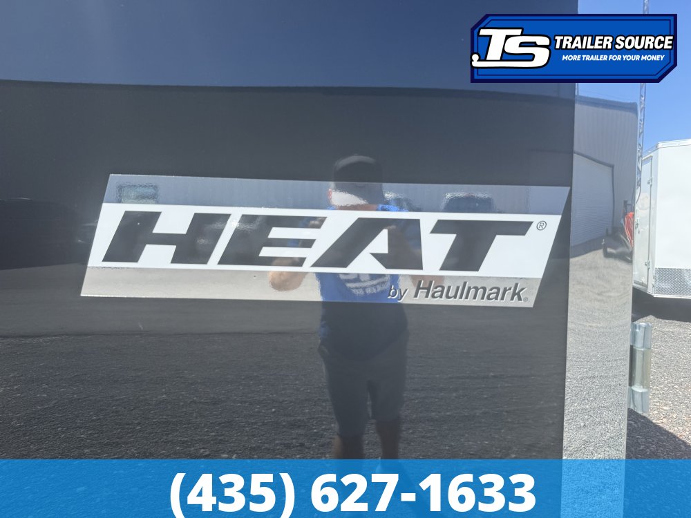 8.5x20 Haulmark Heat Enclosed Car Hauler Trailer - 7'0" Interior - 10K GVWR - 2 Tone Color, Rear Spoiler w/ Load Lights