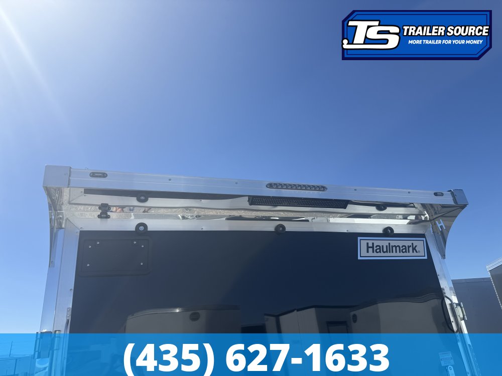 8.5x20 Haulmark Heat Enclosed Car Hauler Trailer - 7'0" Interior - 10K GVWR - 2 Tone Color, Rear Spoiler w/ Load Lights