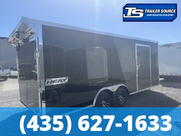 8.5x20 Haulmark Heat Enclosed Car Hauler Trailer - 7'0" Interior - 10K GVWR - 2 Tone Color, Rear Spoiler w/ Load Lights