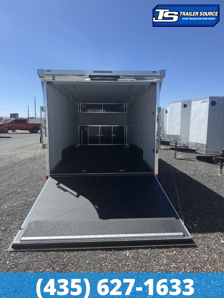 8.5x20 Haulmark Heat Enclosed Car Hauler Trailer - 7'0" Interior - 10K GVWR - 2 Tone Color, Rear Spoiler w/ Load Lights