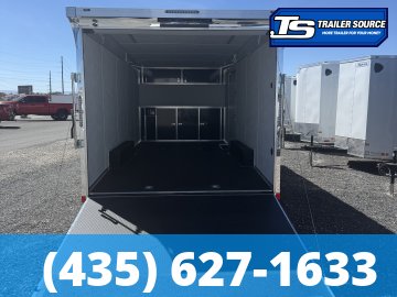 8.5x20 Haulmark Heat Enclosed Car Hauler Trailer - 7'0" Interior - 10K GVWR - 2 Tone Color, Rear Spoiler w/ Load Lights