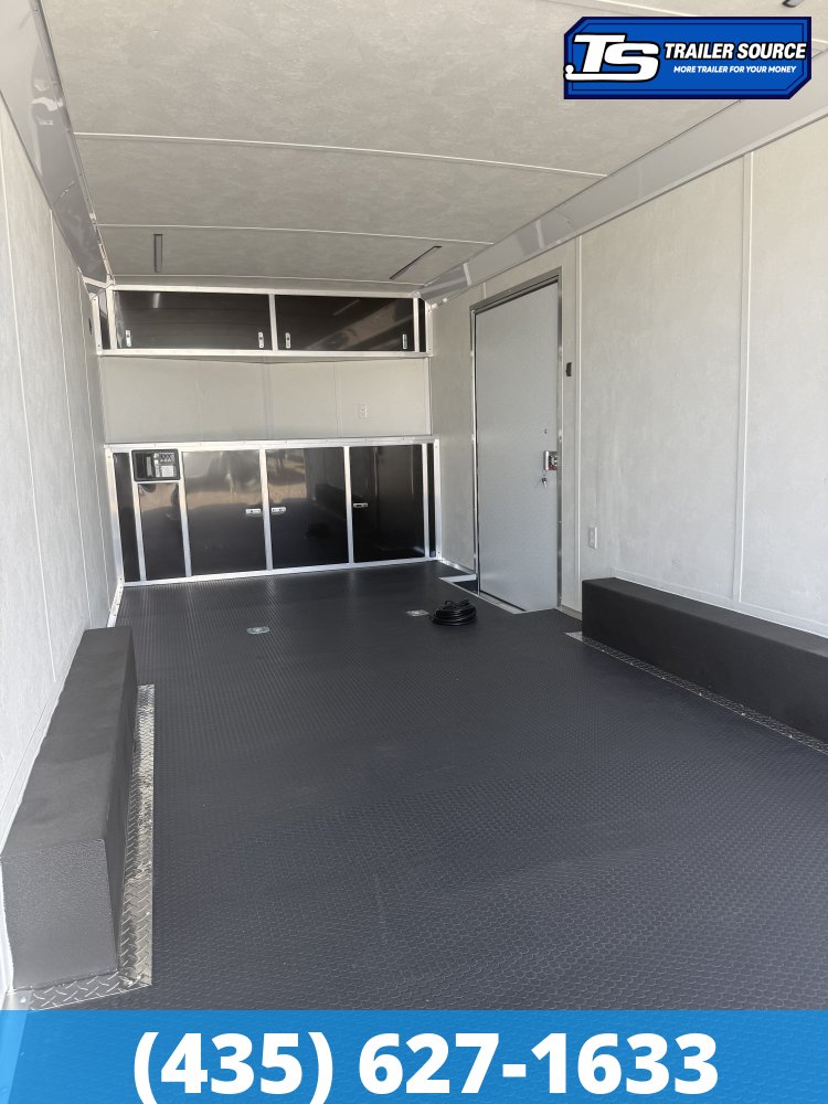 8.5x20 Haulmark Heat Enclosed Car Hauler Trailer - 7'0" Interior - 10K GVWR - 2 Tone Color, Rear Spoiler w/ Load Lights