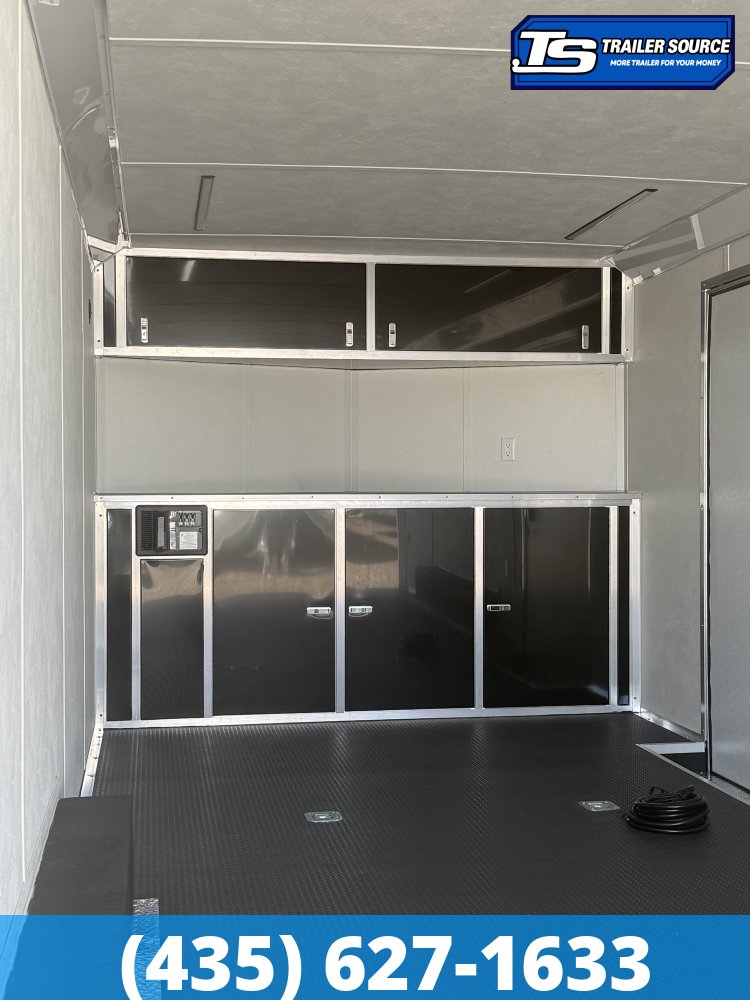 8.5x20 Haulmark Heat Enclosed Car Hauler Trailer - 7'0" Interior - 10K GVWR - 2 Tone Color, Rear Spoiler w/ Load Lights