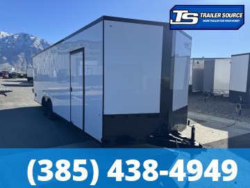 8.5x26 Look ST DLX Enclosed Cargo Trailer - 7'0" Interior - 10K GVWR - .080 PolyCor, Black Out Package, Rear Spoiler w/ Load Lights