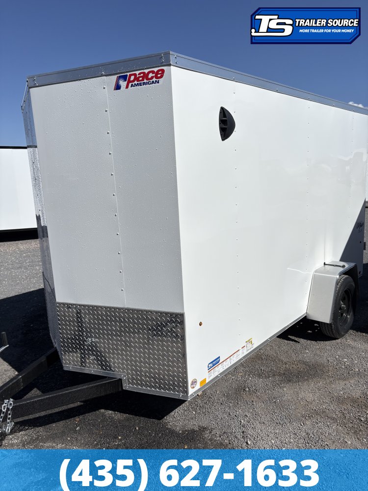 6x12 Pace American Outback DLX Enclosed Cargo