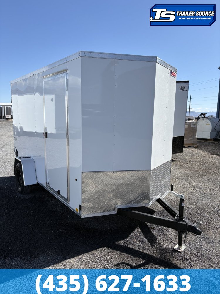 6x12 Pace American Outback DLX Enclosed Cargo Trailer - 6'6" Interior - 3.5K GVWR - Barn Doors