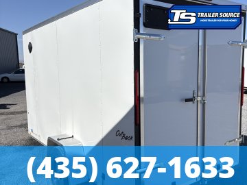 6x12 Pace American Outback DLX Enclosed Cargo Trailer - 6'6" Interior - 3.5K GVWR - Barn Doors