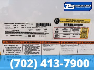 6x12 Look Element SE Enclosed Cargo Trailer - 7'0" Interior - 7K GVWR - .080 PolyCor, Torsion Axles