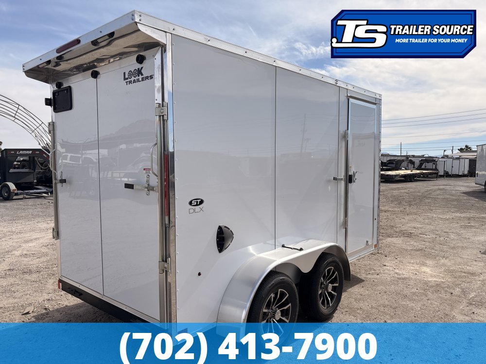 6x12 Look Element SE Enclosed Cargo Trailer - 7'0" Interior - 7K GVWR - .080 PolyCor, Torsion Axles