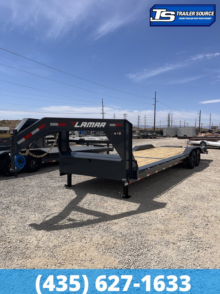 8.5x28 Lamar H8 Gooseneck Wide Body w/ Drive Over Fenders Equipment